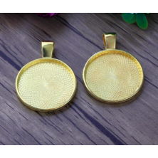 Naszyjnik 30mm personalizowany złoty