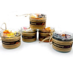 Świeca RASY PSÓW w słoiku