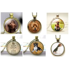 Naszyjnik 25mm personalizowany złoto antyczne