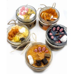 Świeca RASY PSÓW w słoiku