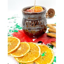 Świeca w kamionce Grzane Wino