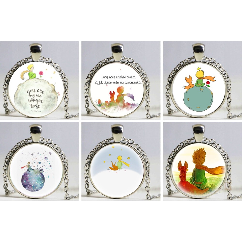 Naszyjnik Mały Książe wzory/kolory