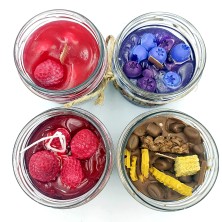 Świeca CZEKOLADOWA w słoiku