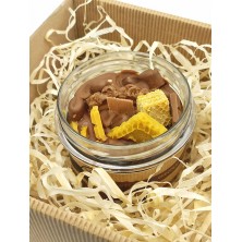 Świeca CZEKOLADOWA w słoiku