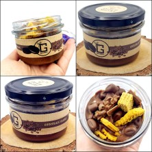 Świeca CZEKOLADOWA w słoiku