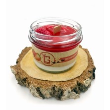 Świeca TRUSKAWKOWA w słoiku