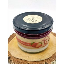 Świeca TRUSKAWKOWA w słoiku