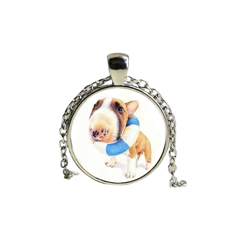 Naszyjnik 30mm personalizowany srebrny