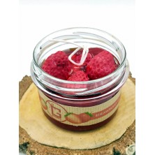 Świeca TRUSKAWKOWA w słoiku