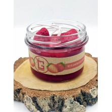 Świeca TRUSKAWKOWA w słoiku