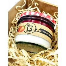 Świeca ŚWIĄTECZNA w słoiku