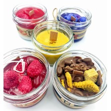 Świeca JAGODOWA w słoiku