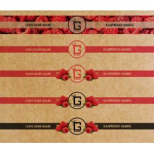 Świeca MALINOWA w słoiku