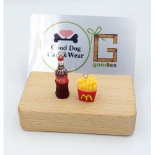 Kolczyki frytki Cola McDonalds