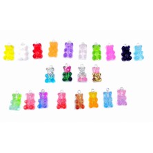 Kolczyki Haribo miś kolory