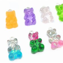 Kolczyki Haribo miś kolory