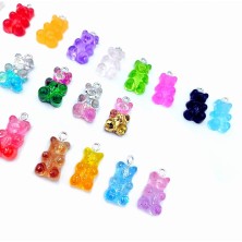 Kolczyki Haribo miś kolory