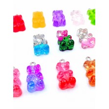 Kolczyki Haribo miś kolory