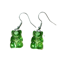 Kolczyki Haribo miś kolory