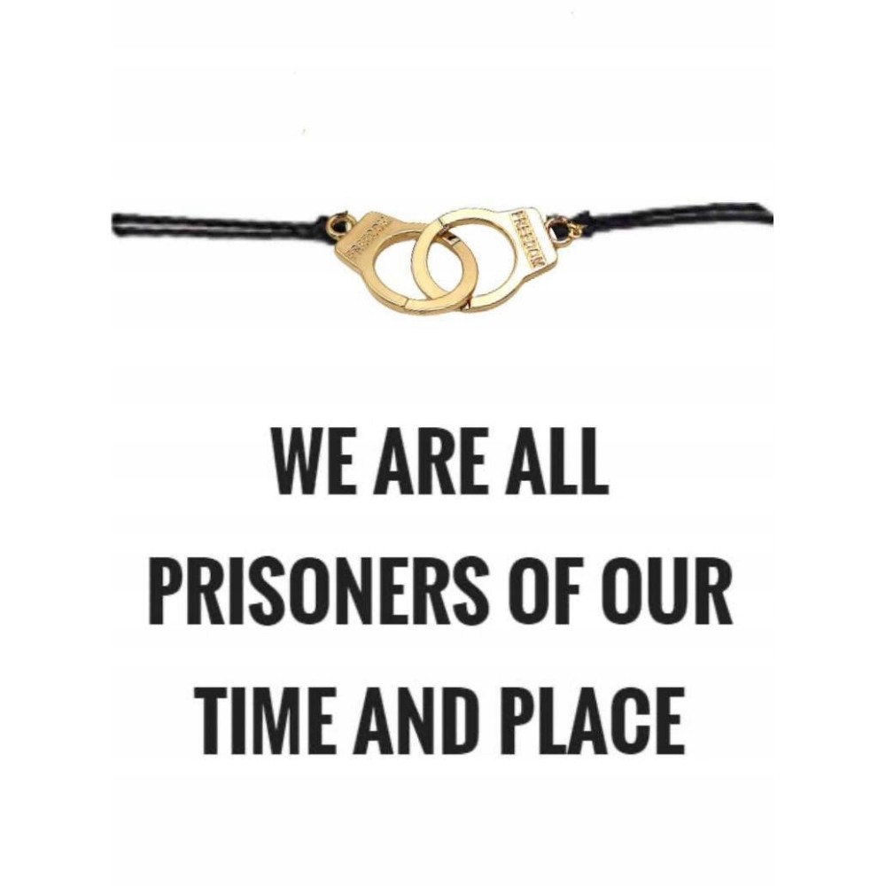 Bransoletka z zawieszką kajdanek Freedom