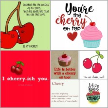 Bransoletka Cherry Wisienka z karnecikiem