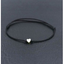 Bransoletka 2szt dla par serce srebrne kartonik