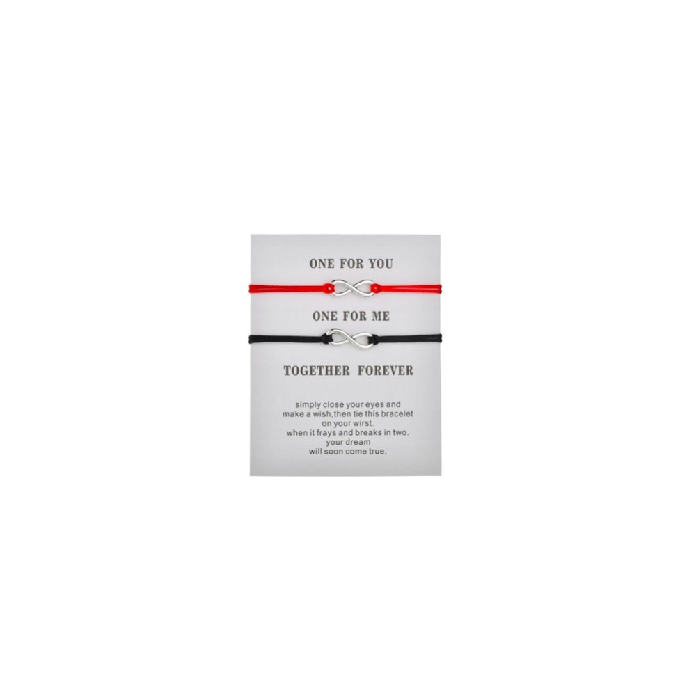 Bransoletka 2szt nieskończoność prezent dla par