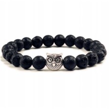 Bransoletka koraliki SOWA...