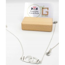 Naszyjnik Freedom srebrny/złoty