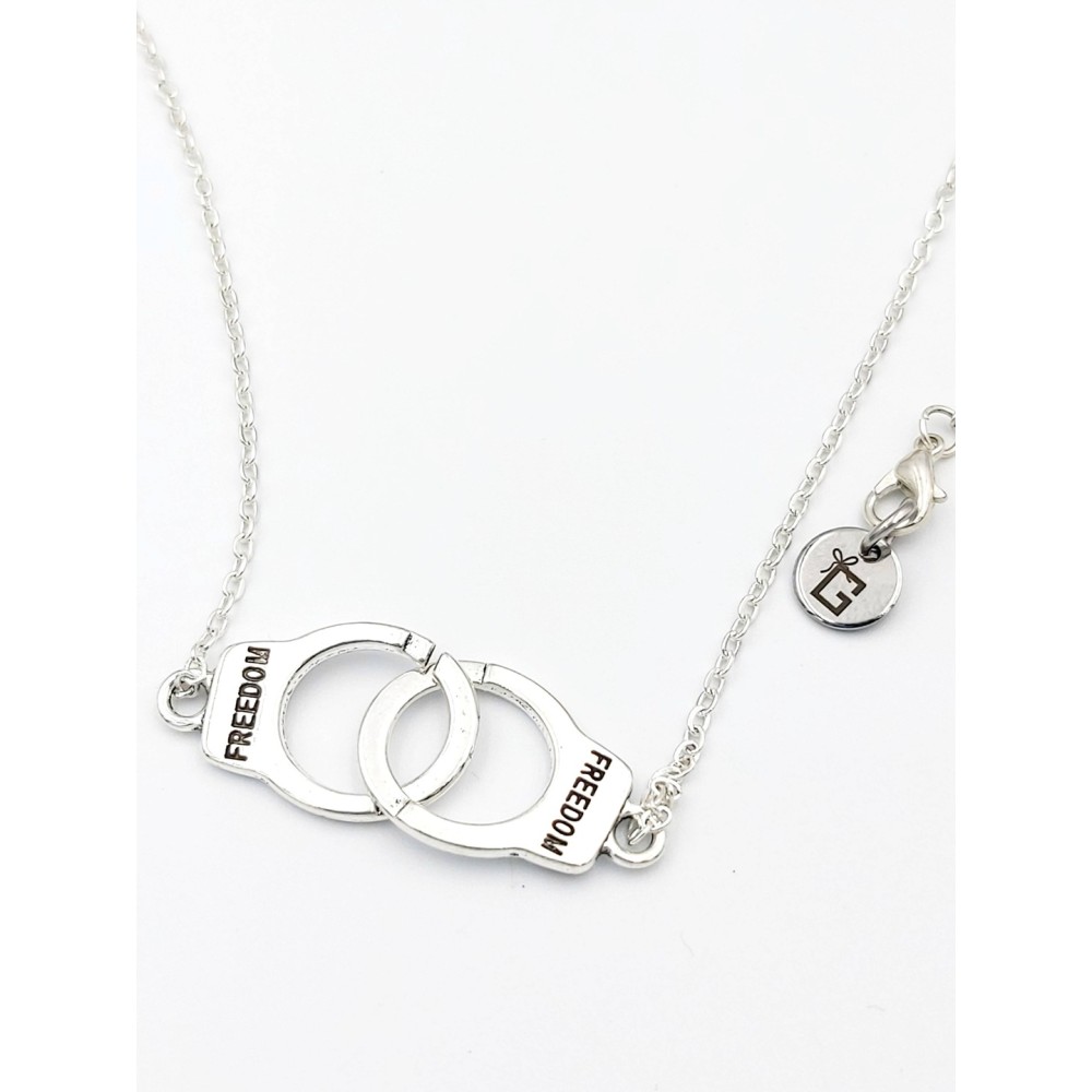 Naszyjnik Freedom srebrny/złoty