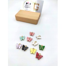 Naszyjnik Motylek z karnecikiem 2