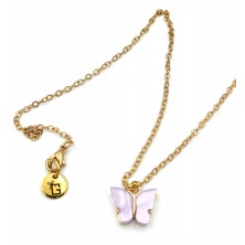 Naszyjnik Motylek z karnecikiem 2