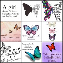 Naszyjnik Motylek z karnecikiem 2