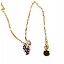 Naszyjnik Winogrona z karnecikiem