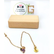 Naszyjnik Winogrona z karnecikiem