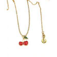 Naszyjnik Cherry Wiśnia z karnecikiem