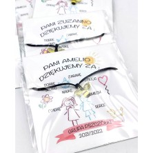 Naszyjnik Pszczółka z karnecikiem