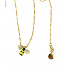 Naszyjnik Pszczółka z karnecikiem