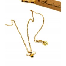 Naszyjnik Pszczółka z karnecikiem