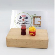 Naszyjnik Cola/Frytki z karnecikiem