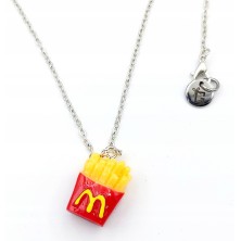 Naszyjnik Cola/Frytki z karnecikiem