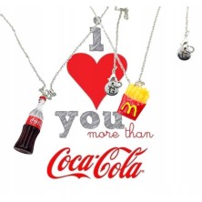 Naszyjnik Cola/Frytki z...