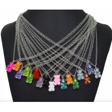 Naszyjnik Haribo z karnecikiem