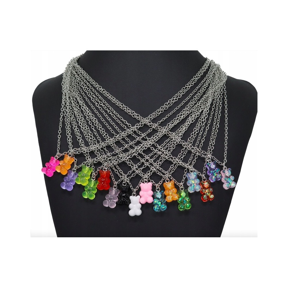 Naszyjnik Haribo z karnecikiem