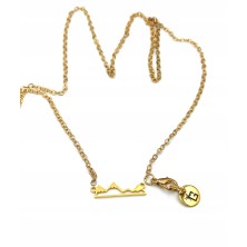 Naszyjnik Góry z karnecikiem srebrny lub złoty