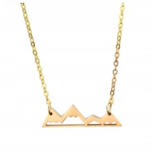 Naszyjnik Góry z karnecikiem srebrny lub złoty