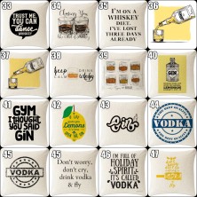 Poszewka na poduszkę Whisky/Gin/Wódka/Alkohol