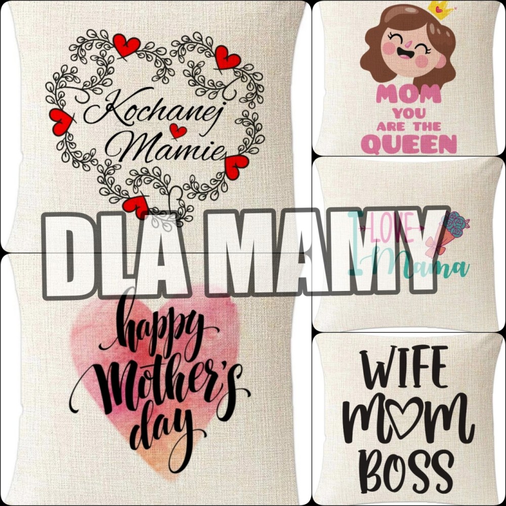 Poszewka na poduszkę Dzień Matki