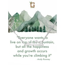 Naszyjnik Góry z karnecikiem srebrny lub złoty