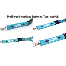 Smycz na szyję do telefonu z haftem